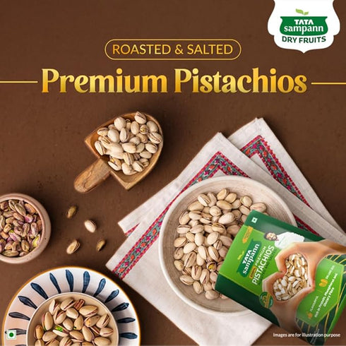 Tata Sampann Pistachios Roasted & Salted, Pista